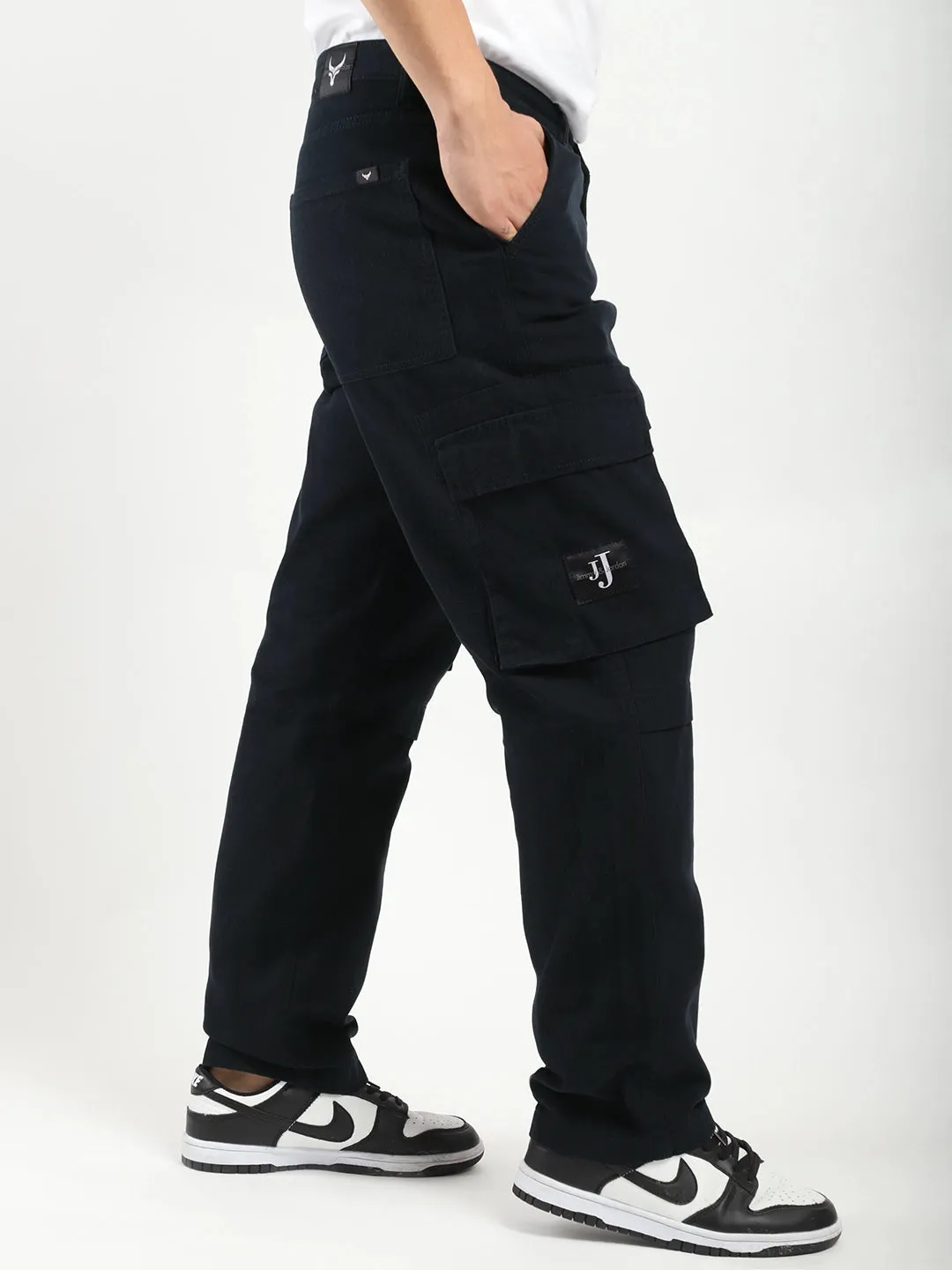 Tornado Full Length Navy Blue Plus size Cargo