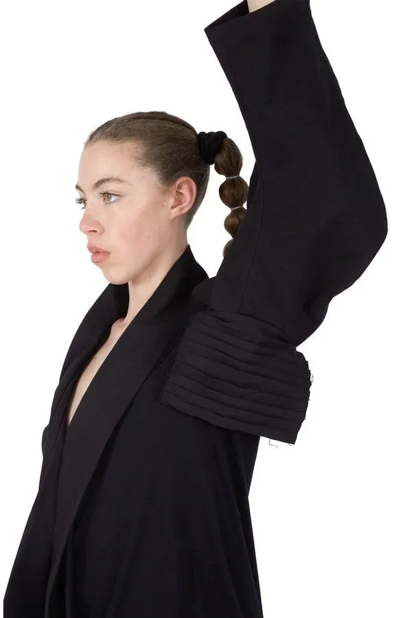 Under Sleeve Gusset Draped Jacket