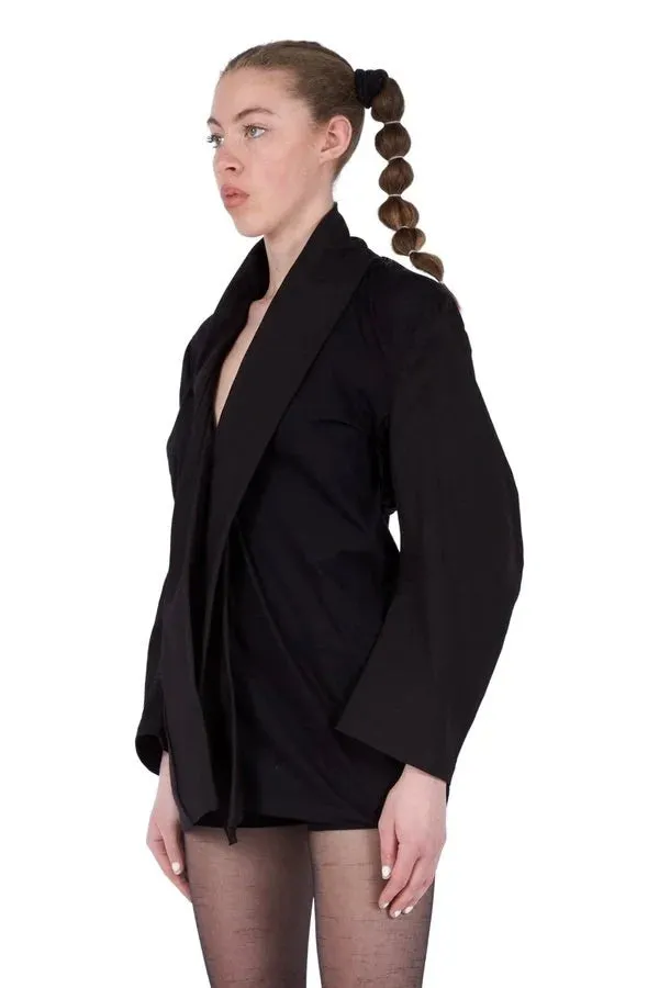 Under Sleeve Gusset Draped Jacket