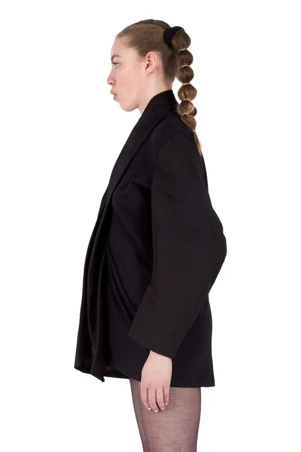 Under Sleeve Gusset Draped Jacket