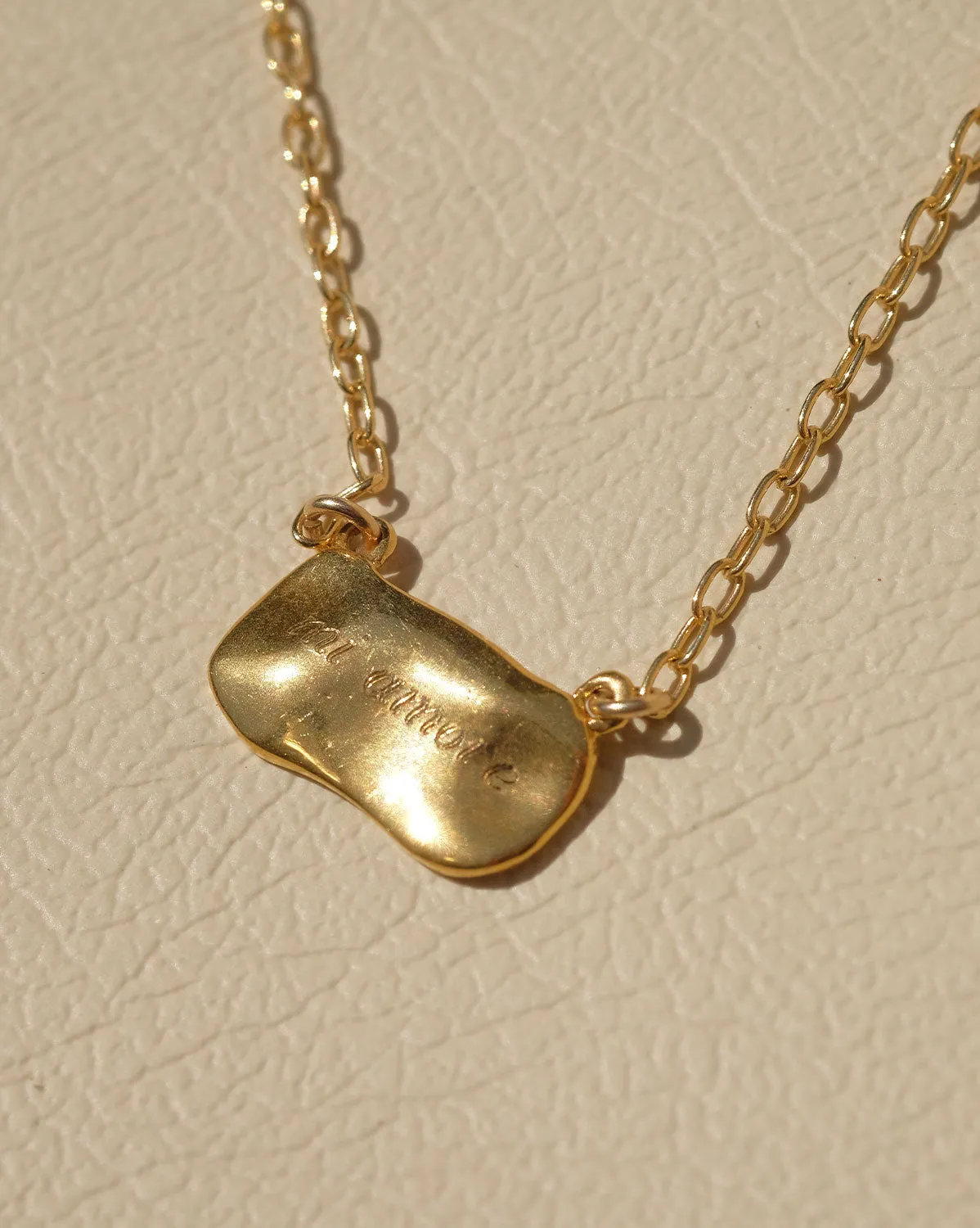 Wave Engravable Necklace