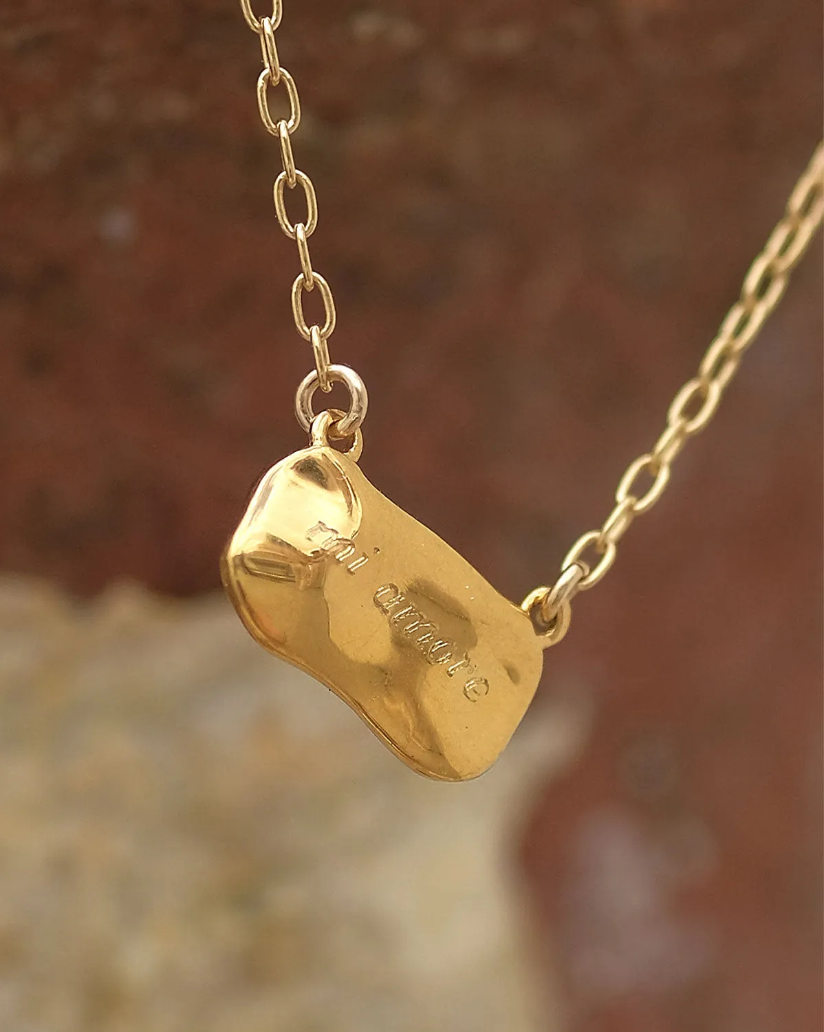 Wave Engravable Necklace