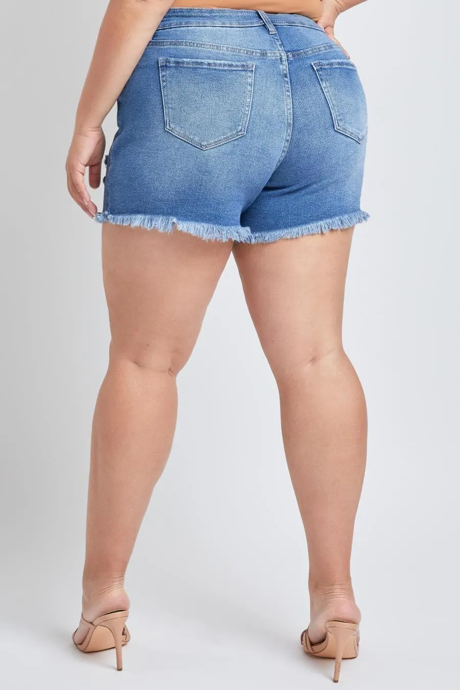 Women's Plus Vintage Dream Frayed Hem Shorts