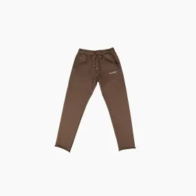 WOMEN'S RAW HEM SWEATPANTS - MOCHA